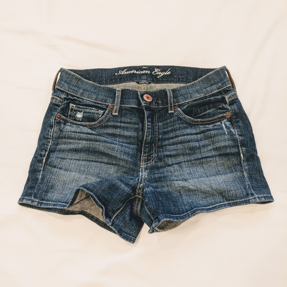 American Eagle Stretch Denim Jean Shorts